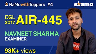 RwT E4 - SSC CGL 2017 Topper Navneet Sharma AIR-445 Full Interview with RaMo