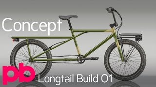 Longtail Bicycle Build 01  Designing The Cargo Frame With BikeCAD and Concept in Photoshop