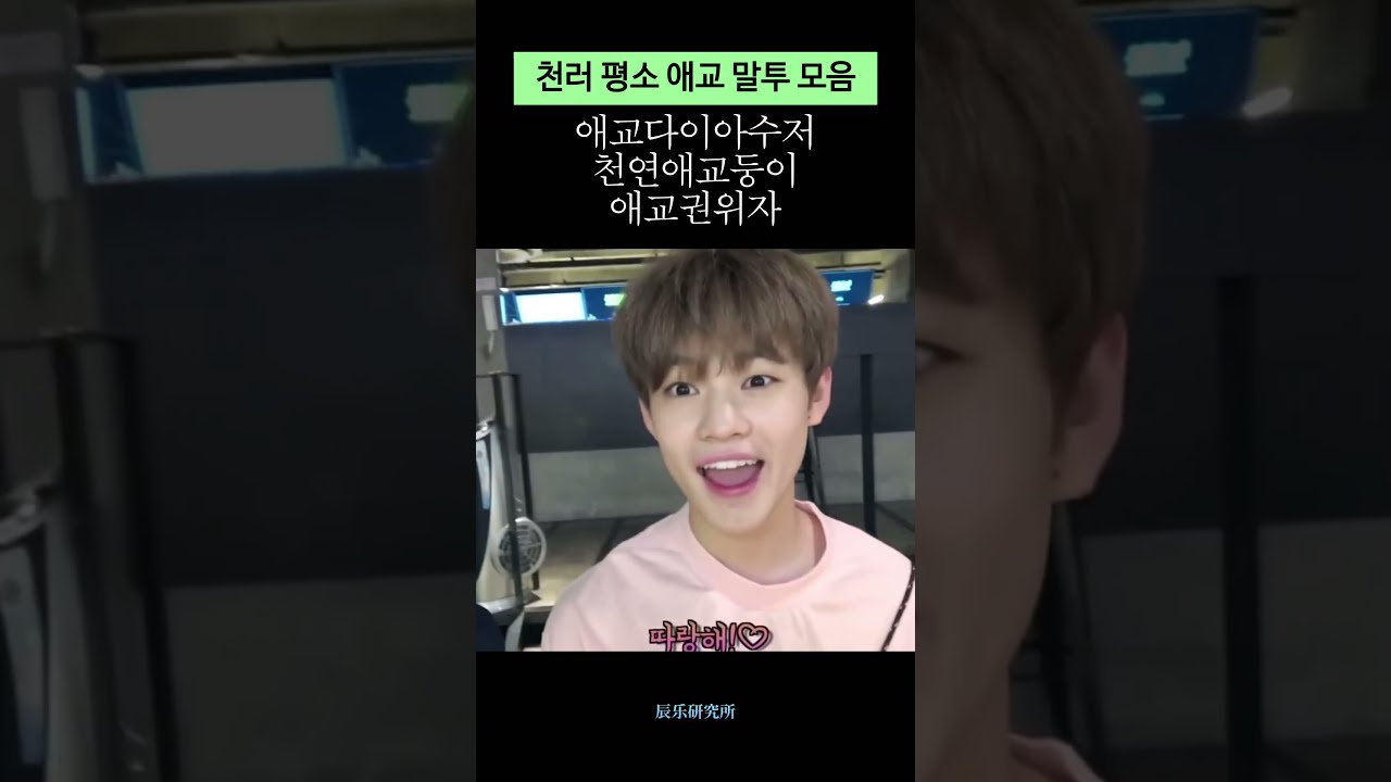 천러 평소 애교 말투 모음 #천러 #chenle #辰乐 #チョンロ #nctdream #nct