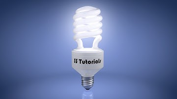 modelling and texturing a 3D CFL in cinema 4D tutorial Part-1