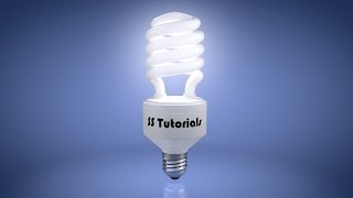 modelling and texturing a 3D CFL in cinema 4D tutorial Part-1