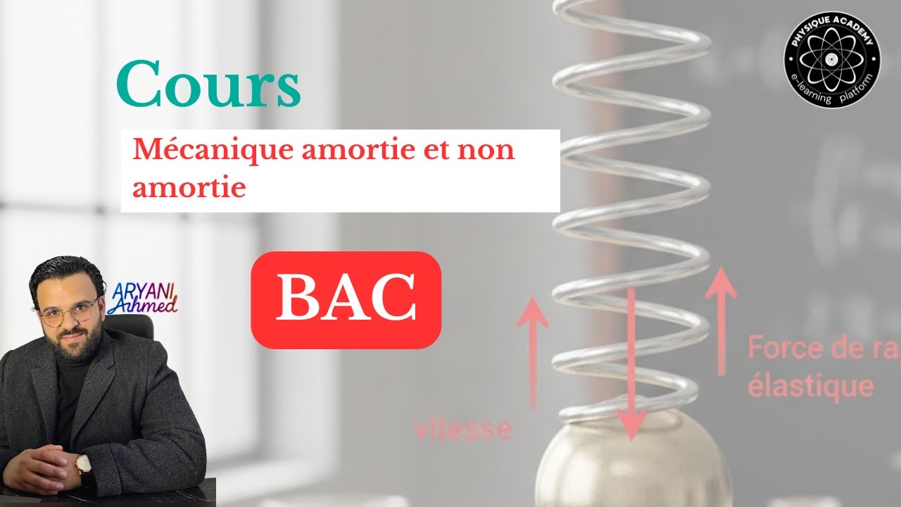 🔴Rec | Cours Physique : Oscillations libres d'un pendule élastique