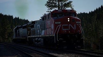 CSX U876-C on the Sand Patch Grade (Train Sim World 5)