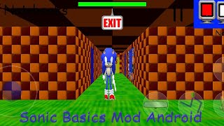 Sonic Basics Mod (Baldi's Basics Mods)