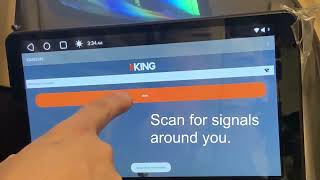 Part I: Launching King Wifi Max App and Scanning for WiFi signal screenshot 1
