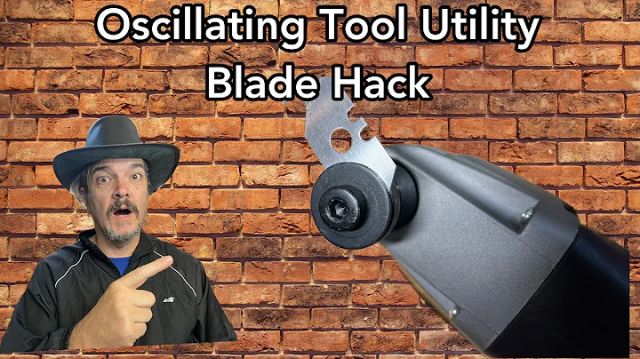 Oscillating Tool Utility Blade Hack