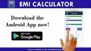 EMI Calculator - Free Android App! screenshot 4