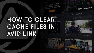 How to Clear Cache Files in Avid Link
