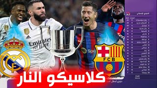 تقرير ناري.. كلاسيكو الكأس المشتعل..ريال مدريد يسعى للثأر وقلب الطاولة وبرشلونة ببحث عن تأكيد التفوق