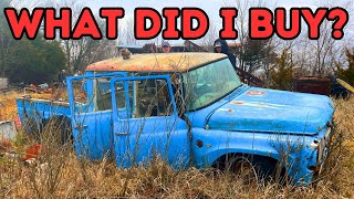 I Can't Believe What I Bought at this Rural FARM AUCTION! TONS of Abandoned Old Trucks & Cars
