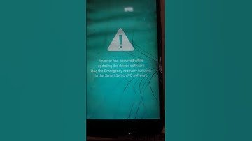 samsung an error has occurred while updating the device software #shorts