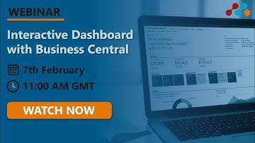 Webinar - Interactive Dashboard with Business Central