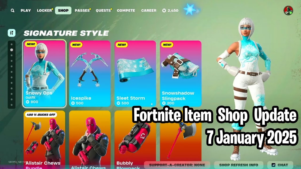 Fortnite Item Shop Update January 7 2025 6 January 2025 For USA 
