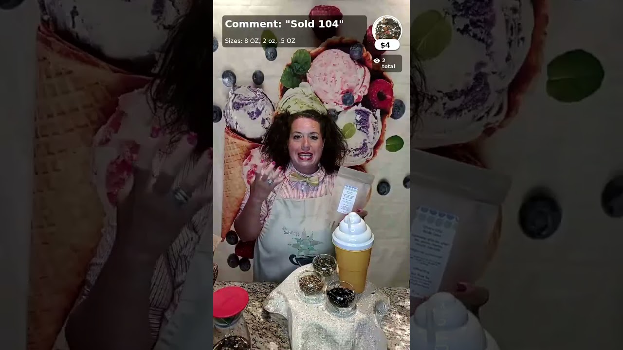 Ice Cream Party inspired Tea Collection