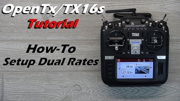 OpenTx Companion Tutorial • How to Setup Dual Rates • Radiomaster TX16s • [Beginners]
