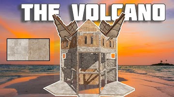 THE VOLCANO - CHEAP and DEFENDABLE 2X1 RUST Base | Solo/Duo/Trio (2023)