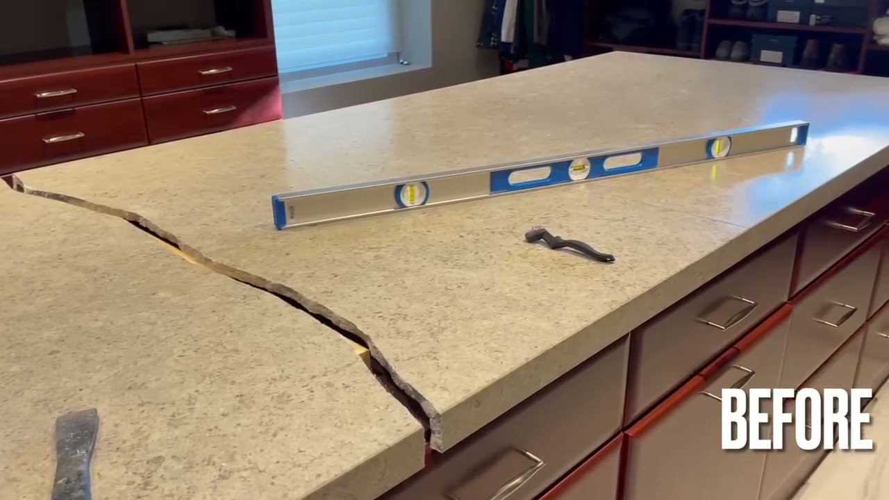 Marble countertop restoration YouTube