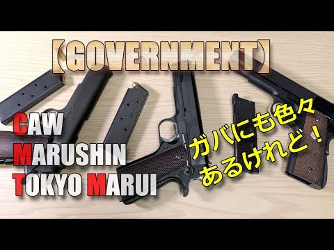 Government! There are various model guns and gas blowbacks. CAW
