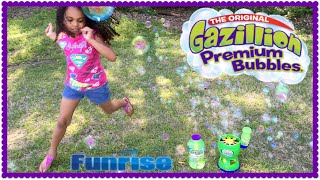 Gazillion Bubbles Monsoon Bubble Machine 2015 ~ Gabriella Damaris Show