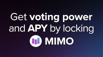 How to Lock Your Mimo Tokens for Increased Power & APY