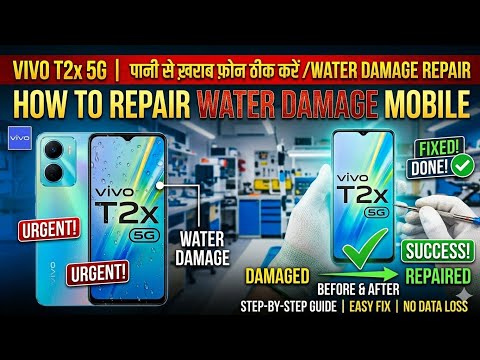 Vivo T2x 5g | Water Damage Quick Repair | How To Repair Water Damage Mobile