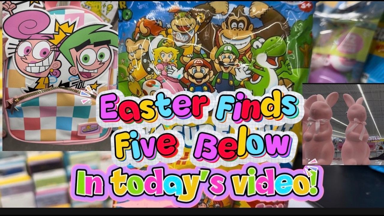 New EASTER  Finds at Five Below for 2026 & MORE