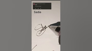 Sadia name art signature. Sign S. #sign #signature #nameart #lettersign #namesign