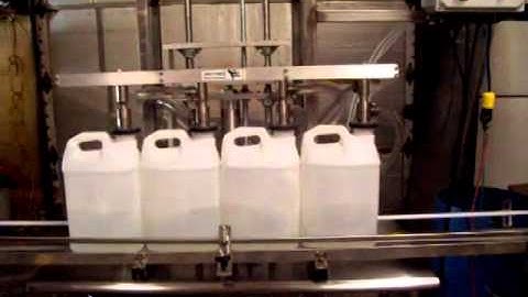 Semi automatic overflow filling machine
