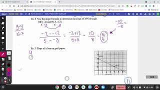 Geo 2-5 Slope Notes