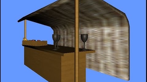 3# Ambient, Diffuse and Specular Lighting - Olivieris - OpenGL 4.3 Freeglut GLSL(Beach bar model)