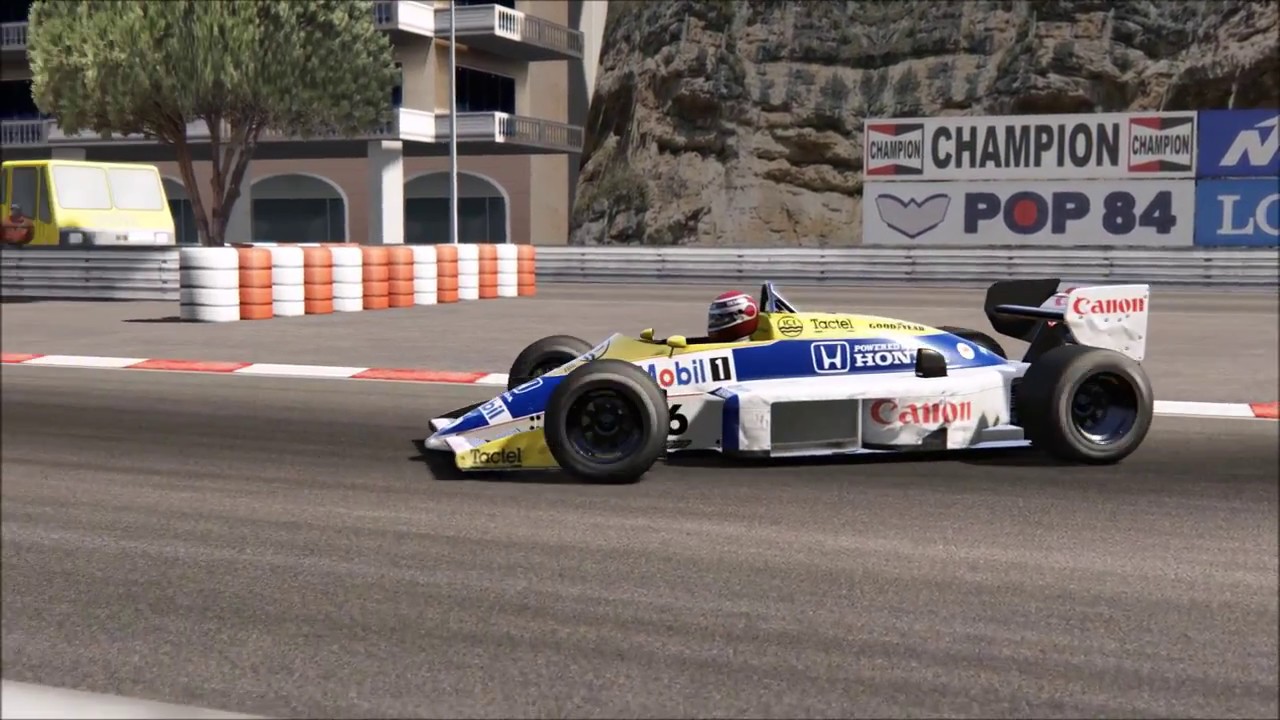 Assetto Corsa Monaco F1 Grand Prix 1986 Youtube