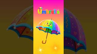 U for Umbrella ☂️ | Learn Alphabet for Kids | ABC Learning