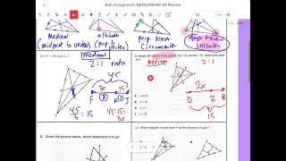 Geometry Benchmark #3 Review