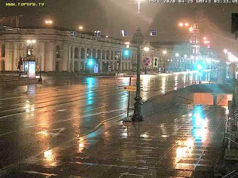 LIVE CAMERA Nevskiy avenue St. Petersburg Russia. Невский пр. Санкт-Петербург