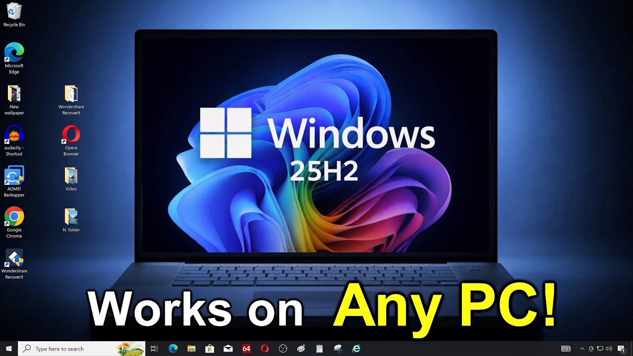 Simply Upgrade ANY PC to Windows 11 - No TPM, No USB - YouTube
