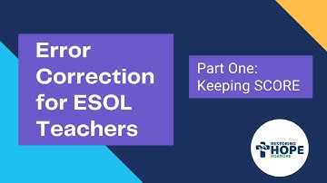 Error Correction, Part One: Keeping SCORE