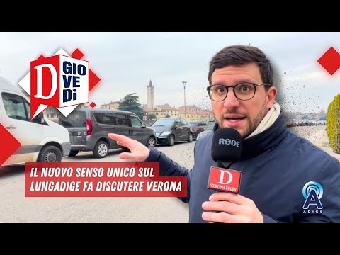 Video Verona, nuovo senso unico sul lungadige: polemica per la ciclabile