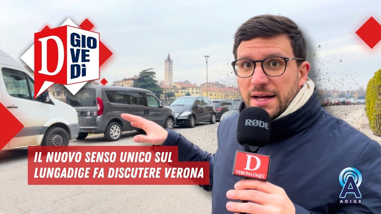 Verona, nuovo senso unico sul lungadige: polemica per la ciclabile