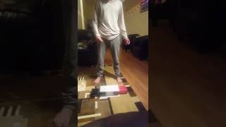 This is an experiment we designed to test newton's second law of
motion.