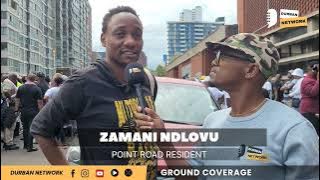 Zamani Ndlovu Point Road resident 