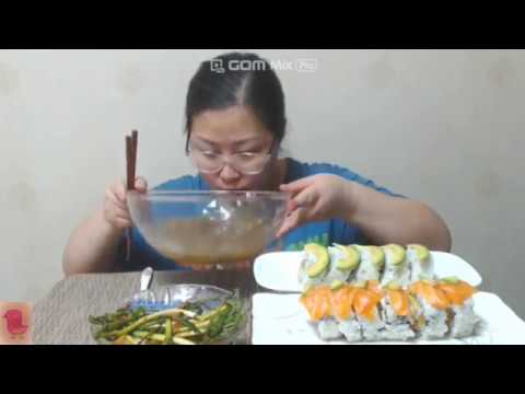 벌써 여름~얼음동동~메밀국수~아보카도김밥 연어김밥