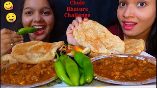 Chole Bhature Eating Challenge || Food Eating Challenge || Sister Edition || Foodie JD Vlogs