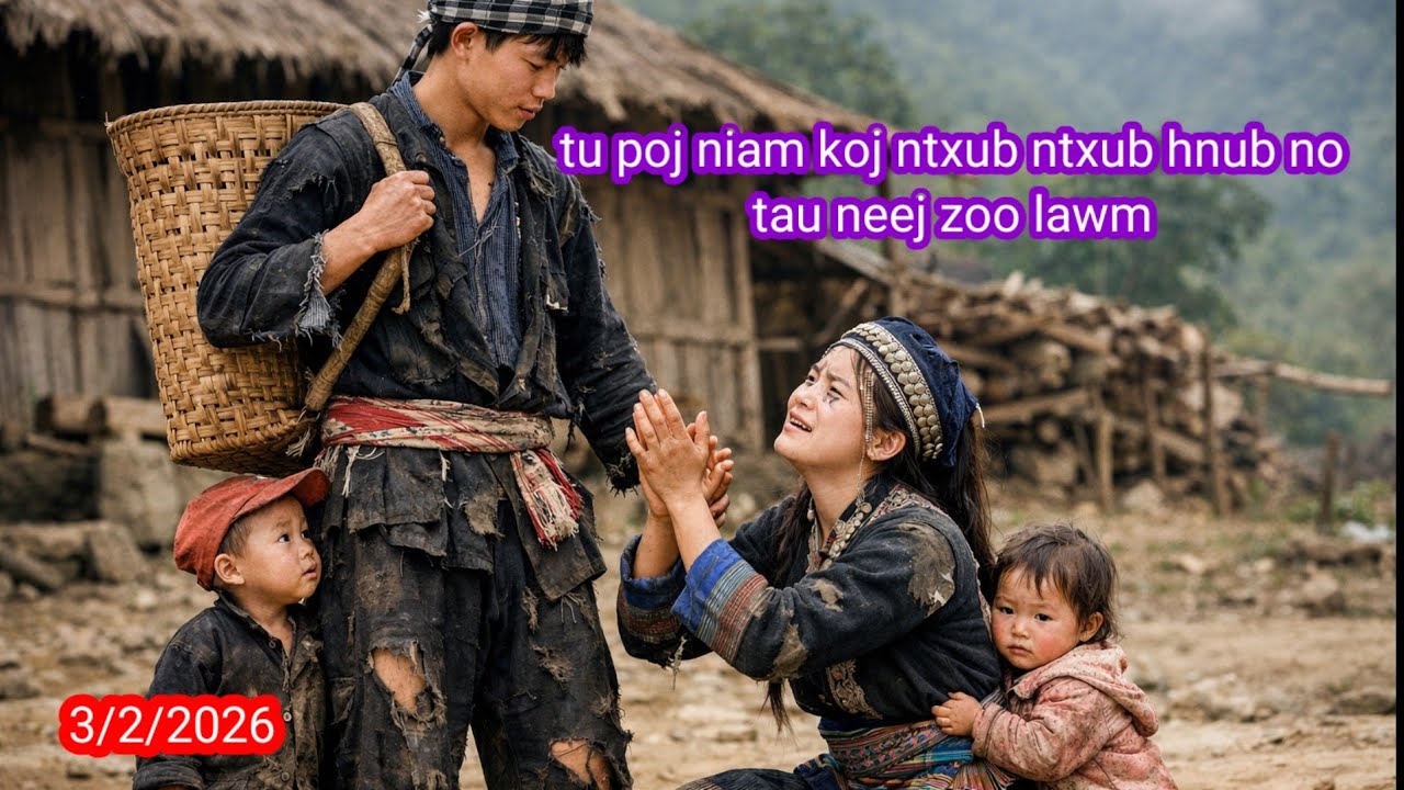 Tu poj niam koj ntxub ntxub hnub no tau lub neej zoo lawm me qub txiv.3/2/2026.