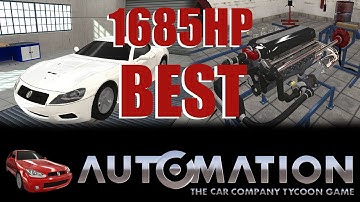 Automation | V12 1685HP | BEST CAR I