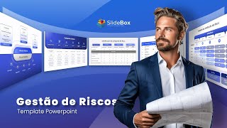 ⚠️ Gestão de Risco - Template Editável em Powerpoint