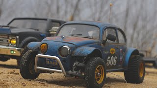 Spin-out King!  Tamiya Sandscorcher