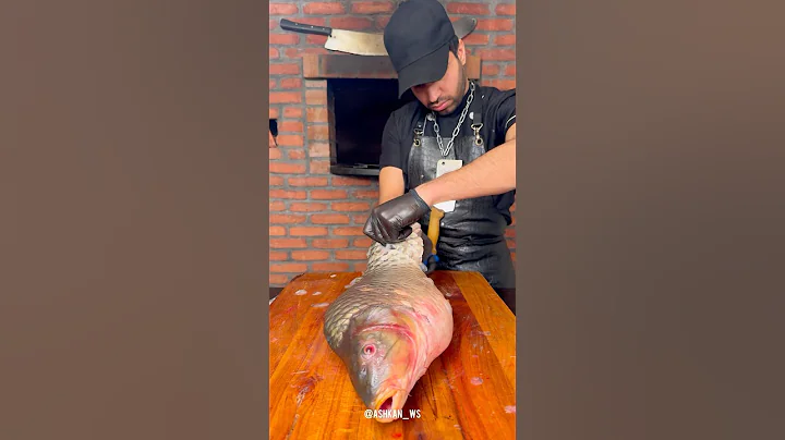 Cooking common carp with rice recipe🐟🐬🍚🔥#shorts #food #fish #seafood