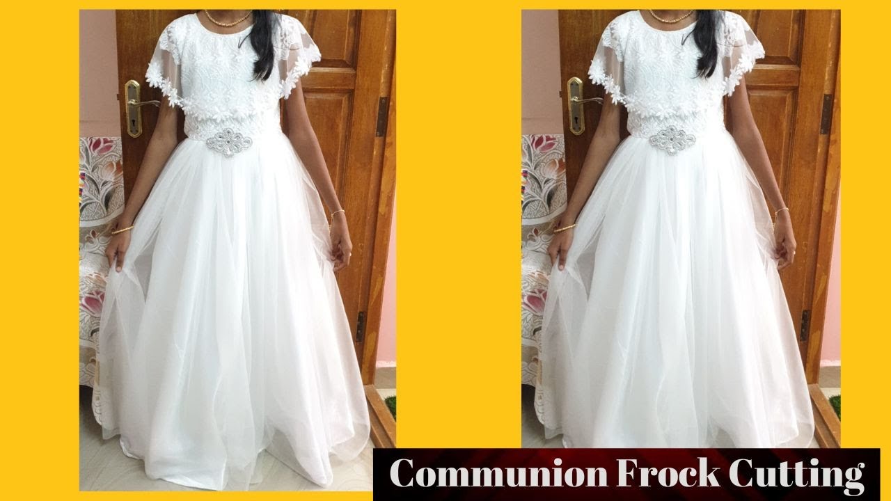 DIY: Make A Party Wear Beautiful Gown Cutting And stitching / आसान तरीका /  गाउन की सिलाई कैसे करें / - YouTube