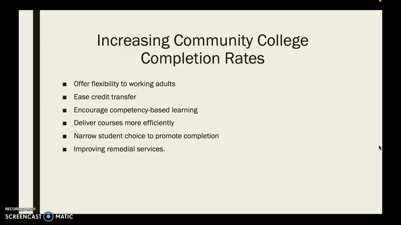 Critical AReview of the Community College Completion Agenda