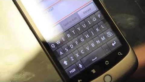 Google´s Nexus One - speech-to-text engine